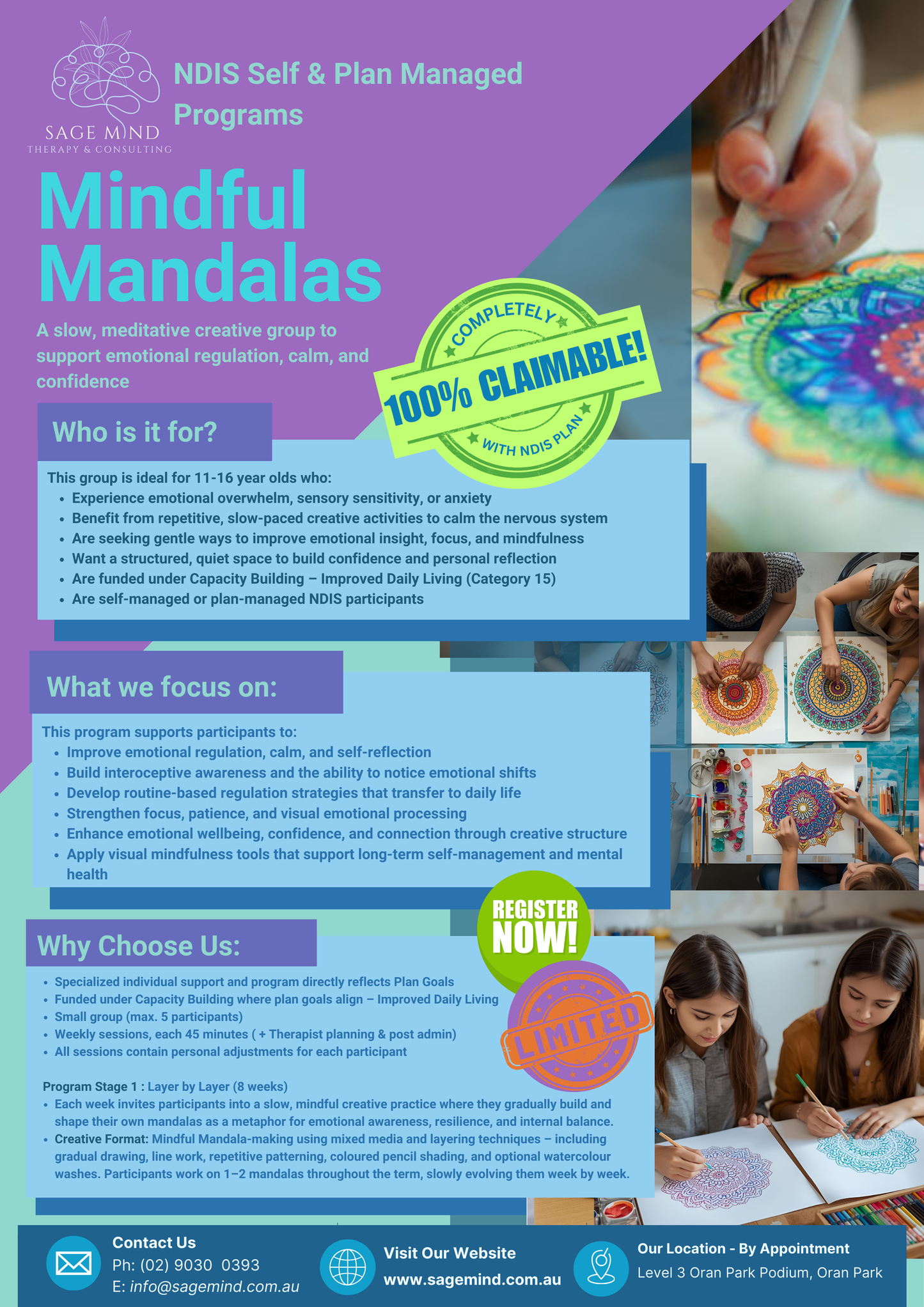 Mindful Mandalas (School Holiday Sessions)