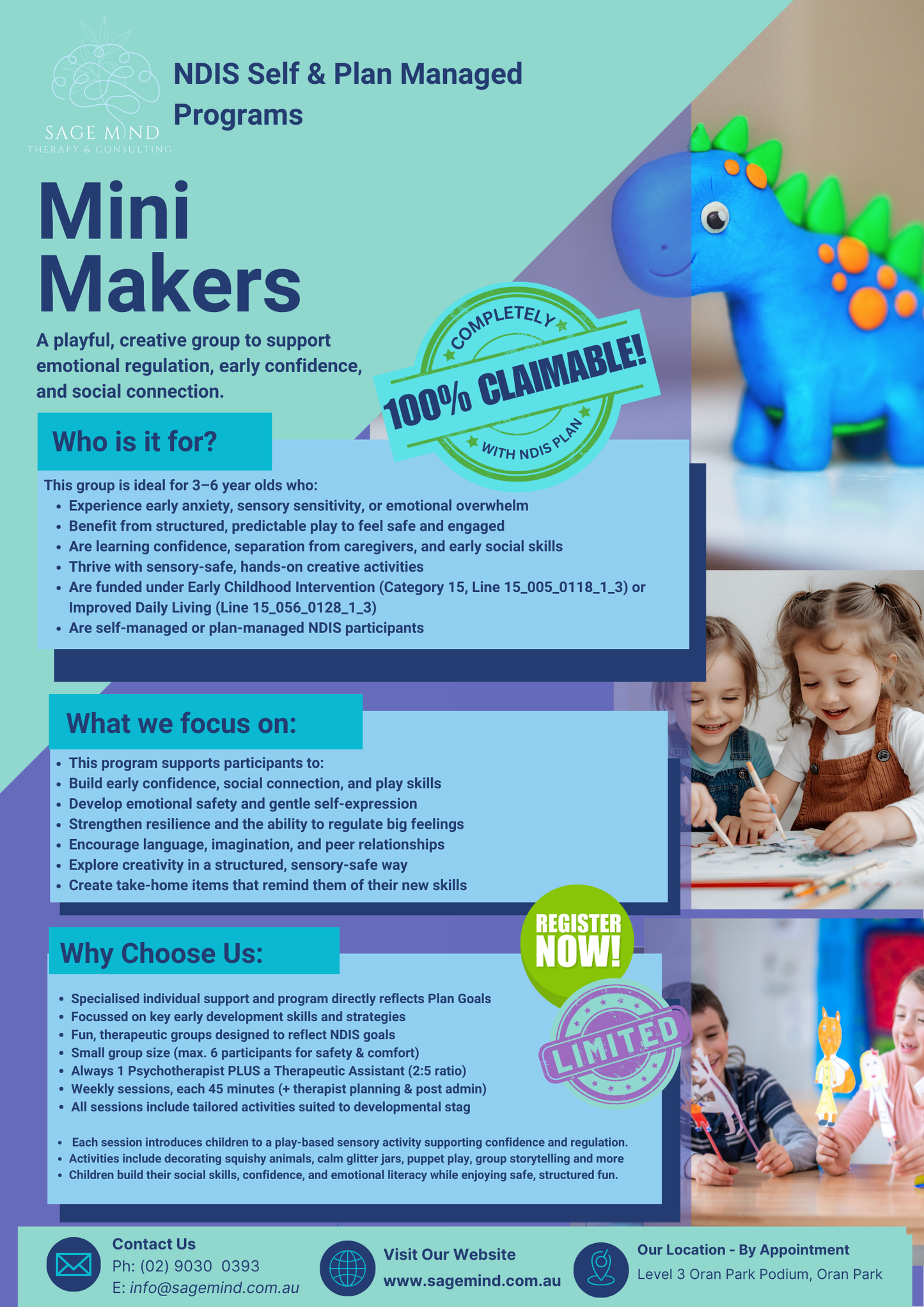 Mini Makers (School Holiday Sessions) (Copy)